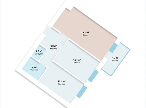 Квартира на вул. Тараса Шевченка в Івано-Франківську, ID 310344, фото №9