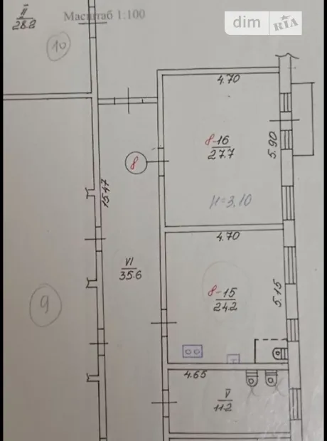 Квартира на вул. Залізнична, 33 в Харкові, ID 190544, фото №10