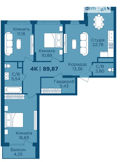 Квартира на вул. Фізкультурна в Івано-Франківську, ID 194675, фото №5