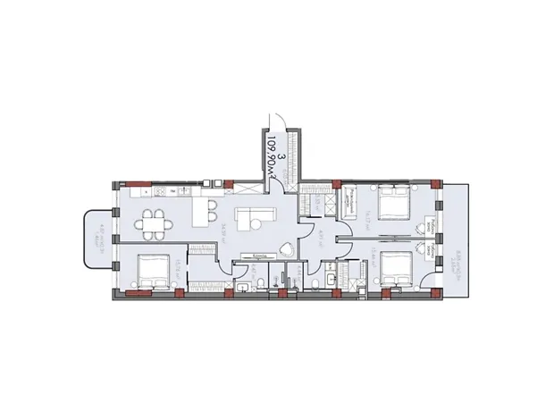 Квартира на вул. Олександра Станкова, 15А в Одесі, ID 168995, фото №6