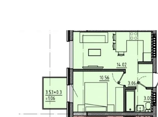 Квартира на вул. Одеської громади, 7 в Одесі, ID 175309, фото №9
