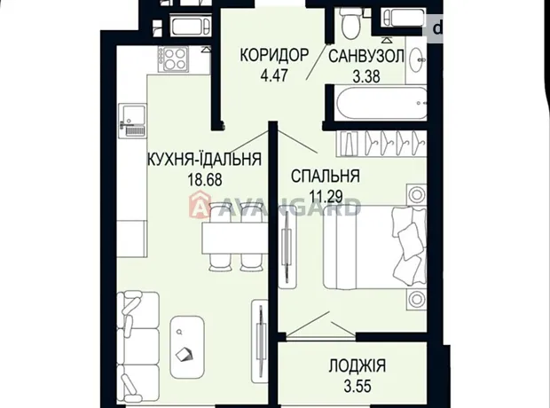 Квартира на вул. Щурата в Львові, ID 186417, фото №7