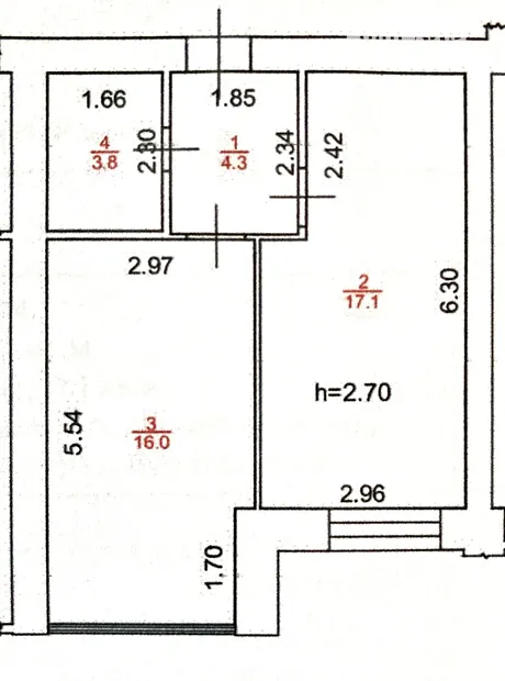 Квартира на вул. Соборна, 122 в Києві, ID 261720, фото №6