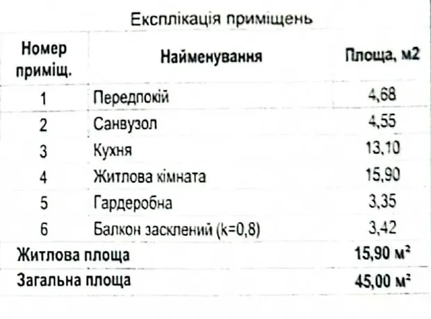 Квартира на вул. Академіка Заболотного, 15Е в Київ, ID 171678, фото №5