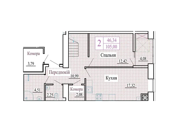 Квартира на вул. Християнська, 42 в Луцьку, ID 231228, фото №6