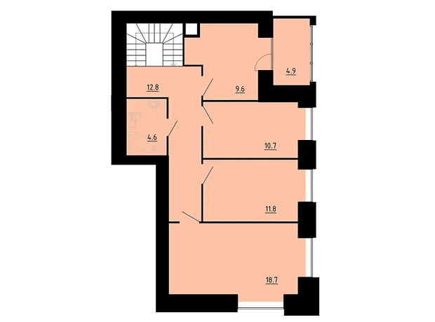Квартира на вул. Академіка Сергія Корольова, 7Б в Тернополі, ID 360911, фото №6