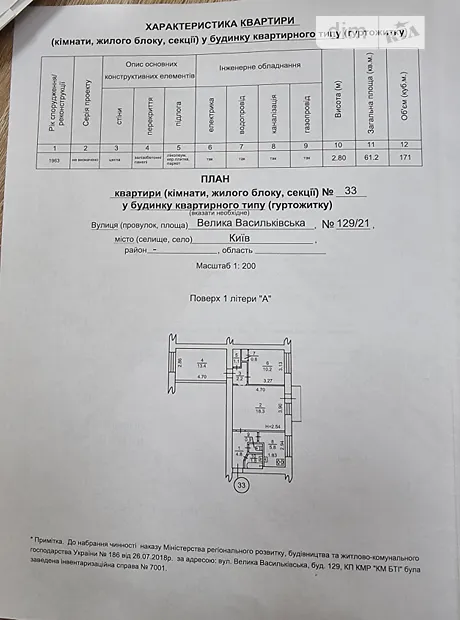 Квартира на вул. Велика Васильківська 129/21 в Києві, ID 188025, фото №24