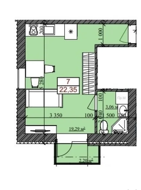 Квартира на вул. Бучми в Вінниці, ID 224093, фото №7