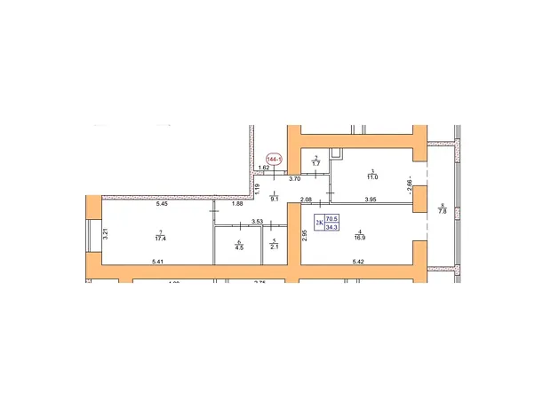 Квартира на вул. Микулинецька, 116 в Тернополі, ID 220059, фото №11