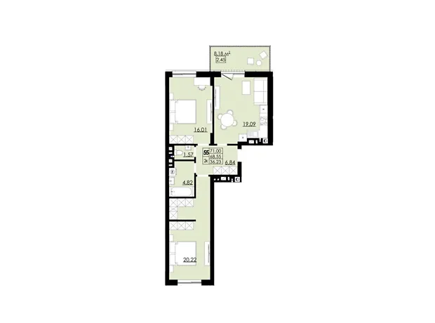 Квартира на вул. Під Голоском в Львові, ID 206974, фото №6