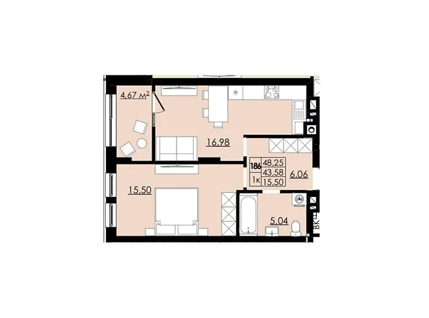 Квартира на вул. Під Голоском в Львові, ID 163247, фото №6