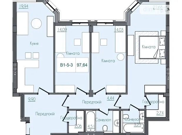 Квартира на вул. Фонтанська дорога, 62 в Одесі, ID 177124, фото №4