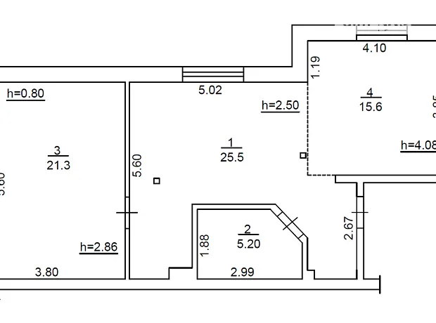Квартира на вул. Черкаська, 20 в Києві, ID 232673, фото №30