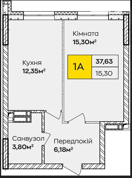 Квартира на вул. Івана Кочерги, 17А в Києві, ID 261397, фото №7