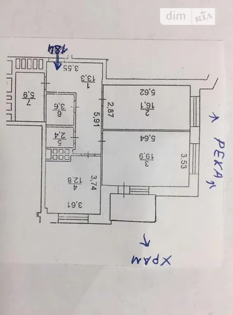 Квартира на вул. Микільсько-Слобідська, 3Б в Києві, ID 208448, фото №11