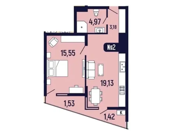 Квартира на вул. Миколи Лисенка, 4 в Львові, ID 310495, фото №6
