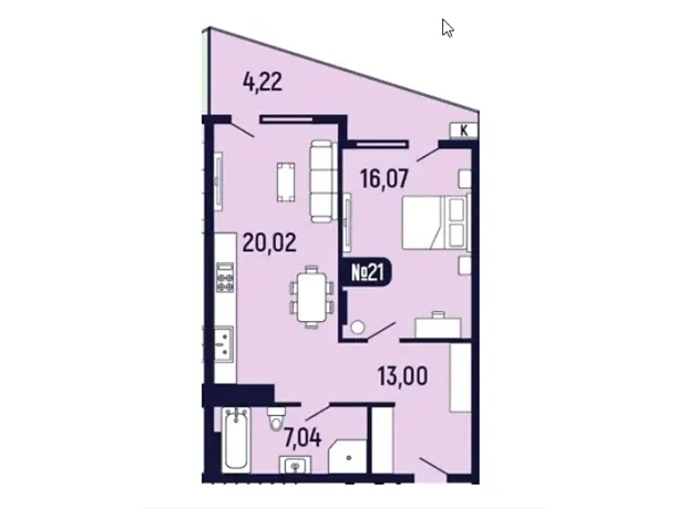 Квартира на вул. Миколи Лисенка, 4 в Львові, ID 310569, фото №6