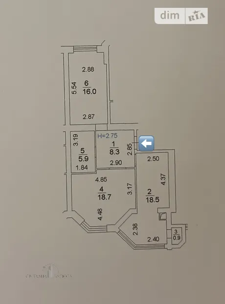 Квартира на вул. Житня, 21 в Києві, ID 226114, фото №2