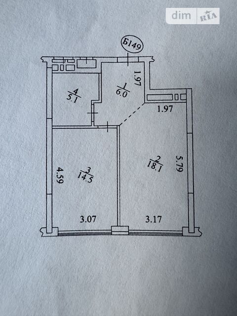 Квартира на вул. Віктора Некрасова, 10А в Києві, ID 181263, фото №1