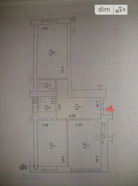 Квартира на вул. Літературна, 26 в Києві, ID 220251, фото №22