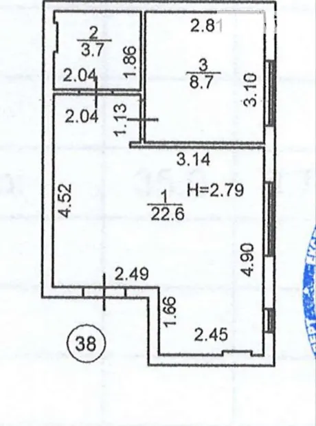 Квартира на вул. Поліська, 4 в Києві, ID 238891, фото №18
