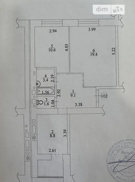 Квартира на вул. Івана Кожедуба, 3 в Києві, ID 237779, фото №13