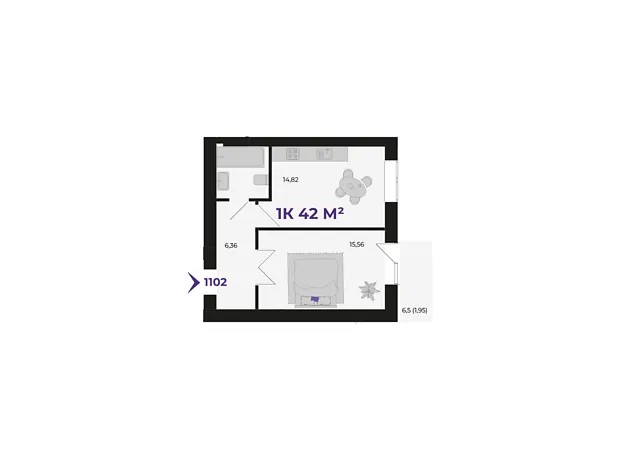 Квартира на вул. Івасюка в Івано-Франківську, ID 196104, фото №5