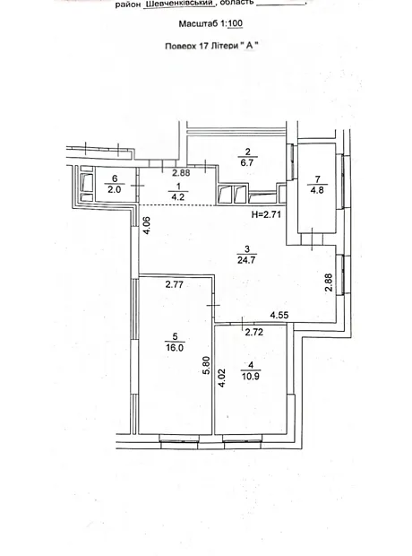Квартира на вул. Олени Теліги, 25 в Києві, ID 197005, фото №4