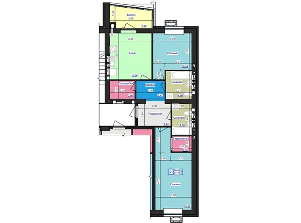 Квартира на вул. Святослава Ріхтера, 40 в Житомирі, ID 301277, фото №8