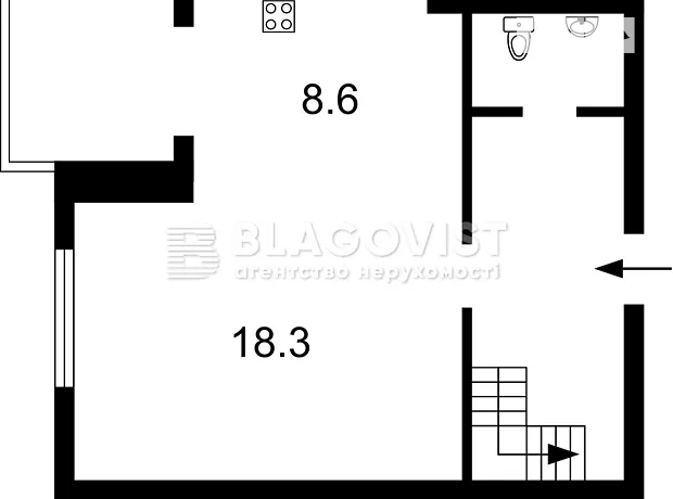 Квартира на просп. Валерія Лобановського, 130 в Києві, ID 203110, фото №6
