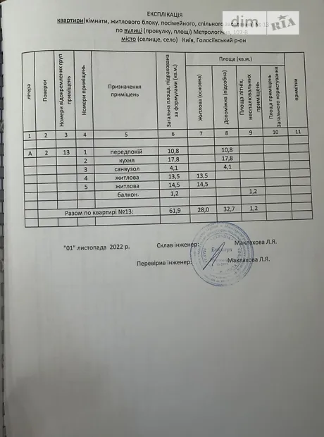 Квартира на вул. Метрологічна, 107В в Києві, ID 180736, фото №4