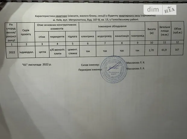 Квартира на вул. Метрологічна, 107В в Києві, ID 180736, фото №5