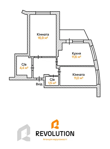 Квартира на вул. Миколи Кибальчича, 1В в Києві, ID 203443, фото №2