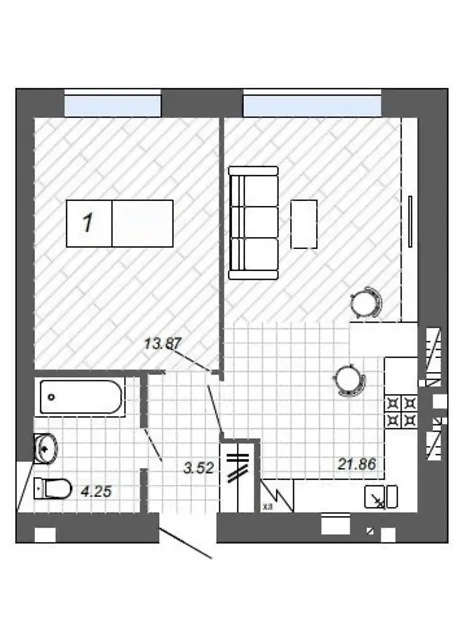Квартира на вул. Василя Стуса, 27 в Києві, ID 236830, фото №18