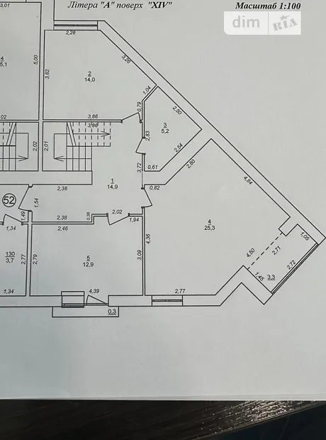 Квартира на вул. Княгинин, 44 в Івано-Франківську, ID 177125, фото №27