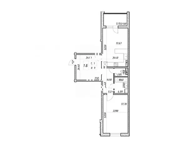 Квартира на вул. Меліоративна, 18А в Києві, ID 171487, фото №12