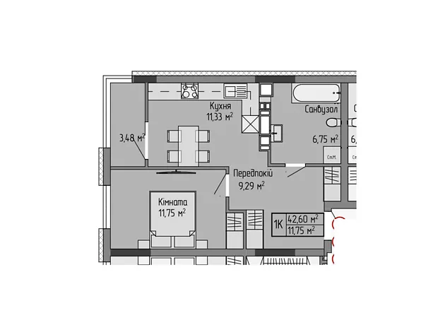 Квартира на вул. Генерала Мирона Тарнавського, 7 в Тернополі, ID 344159, фото №6