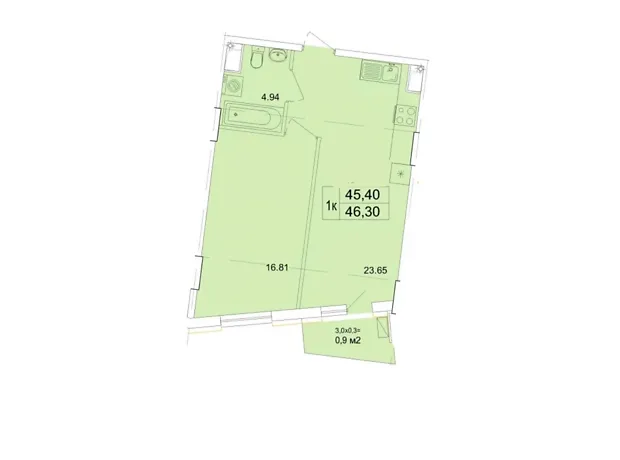Квартира на вул. Чубаївська, 1 в Одесі, ID 193346, фото №5