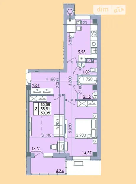 Квартира на вул. Горобця Павла, 8 в Полтава, ID 205879, фото №4