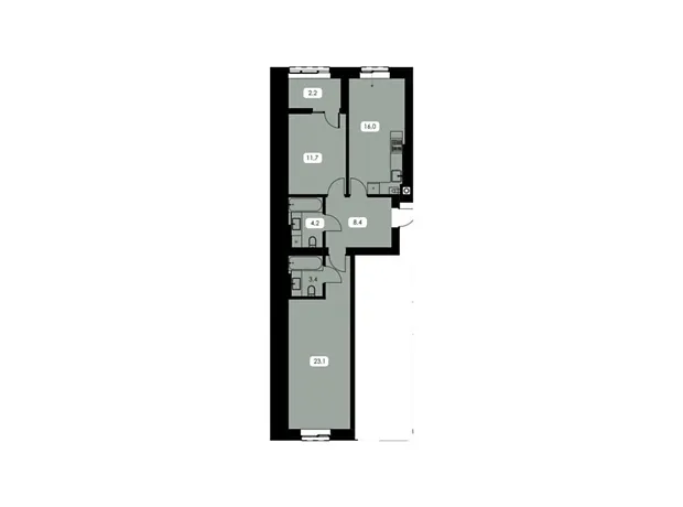 Квартира на вул. Українки Лесі, 33 в Житомирі, ID 242100, фото №6