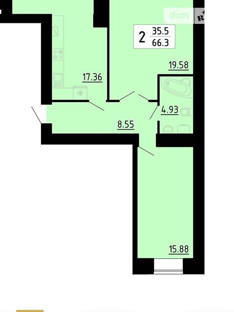 Квартира на вул. Енергетична, 5 в Тернополі, ID 238744, фото №1