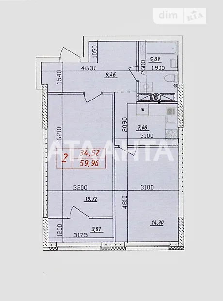 Квартира на шосе Харківське, 210 в Києві, ID 171165, фото №22