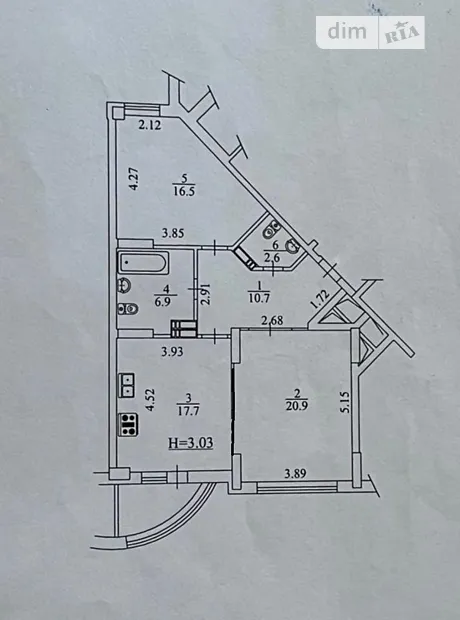 Квартира на вул. В'ячеслава Чорновола, 29А в Києві, ID 164944, фото №13