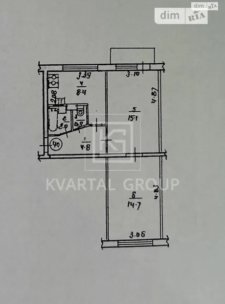 Квартира на бульв. Павла Вірського, 53/31 в Києві, ID 185656, фото №18