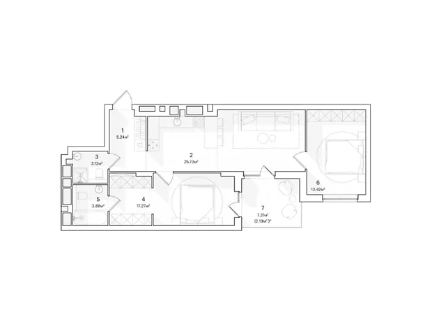 Квартира на вул. Героїв Майдану в Львові, ID 305926, фото №11