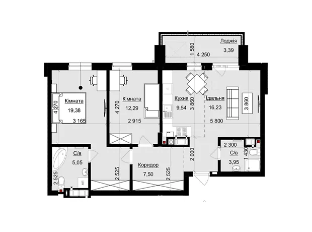Квартира на вул. Пасічна, 154 в Львові, ID 324202, фото №11