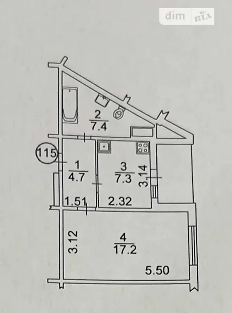 Квартира на вул. Софії Русової, 3 в Києві, ID 187013, фото №17