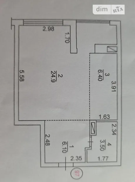 Квартира на вул. Університетська в Києві, ID 318500, фото №12