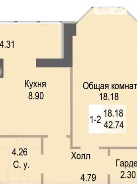Квартира на просп. Героїв Небесної Сотні 126/16 в Києві, ID 241711, фото №2