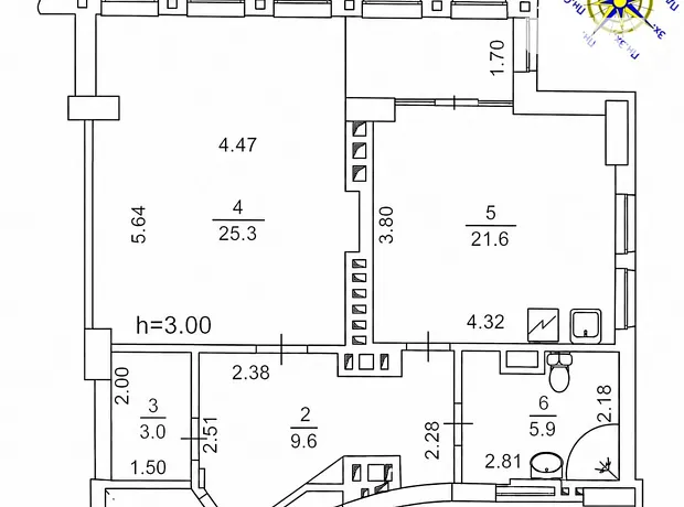 Квартира на бульв. Миколи Міхновського, 14-16 в Києві, ID 165349, фото №16